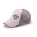 Trucker Straw Front Visor Sandwich Cap w/Embroidery Logo